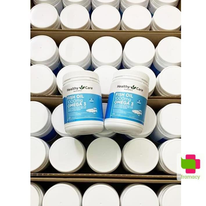 Dầu cá Healthy Care Fish Oil Omega 3 1000mg, Úc (400 viên) bổ sung DHA cho người từ 6 tuổi trở lên | BigBuy360 - bigbuy360.vn