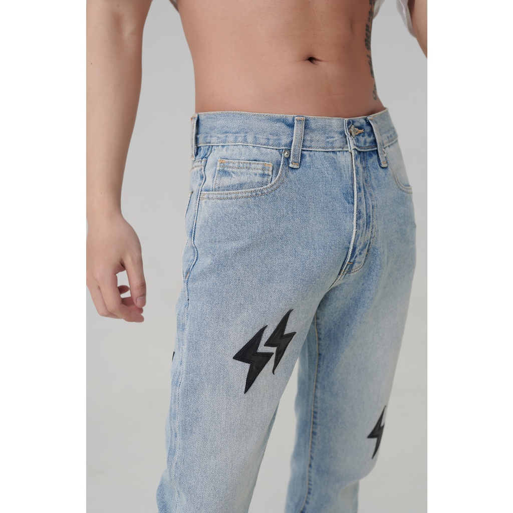 Quần Jeans LIGHTNING DENIM - Màu LIGHT BLUE