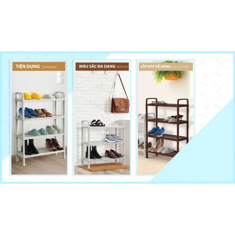 KỆ DÉP LƯỚI DUY TÂN 55CM