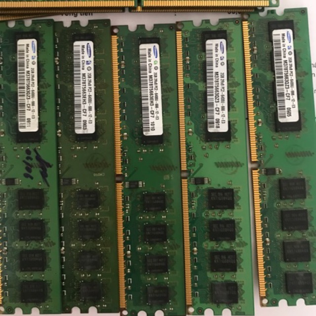 Ram PC ddr2 2gb/800 16 chip đồng bộ hãng SAMSUNG, HYNIX