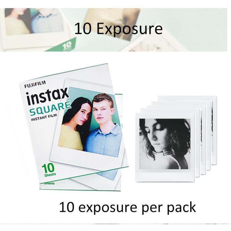 Máy in ảnh lấy ngay Fujifilm Instax Share SP-3 + 1 hộp phim vuông 10 kiểu