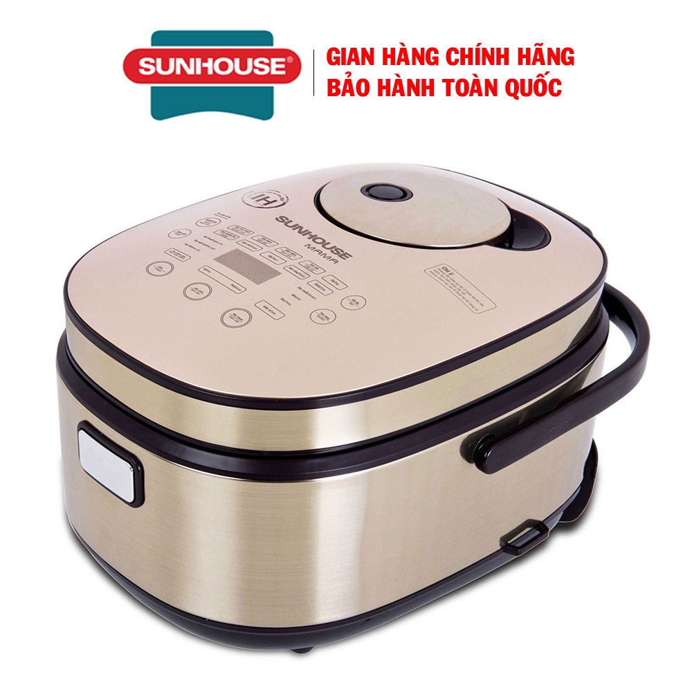 [Mã ELMALL10 giảm 10% đơn 500K] Nồi cơm điện cao tần Sunhouse Mama SHD8955, Dung tích 1.5 lít