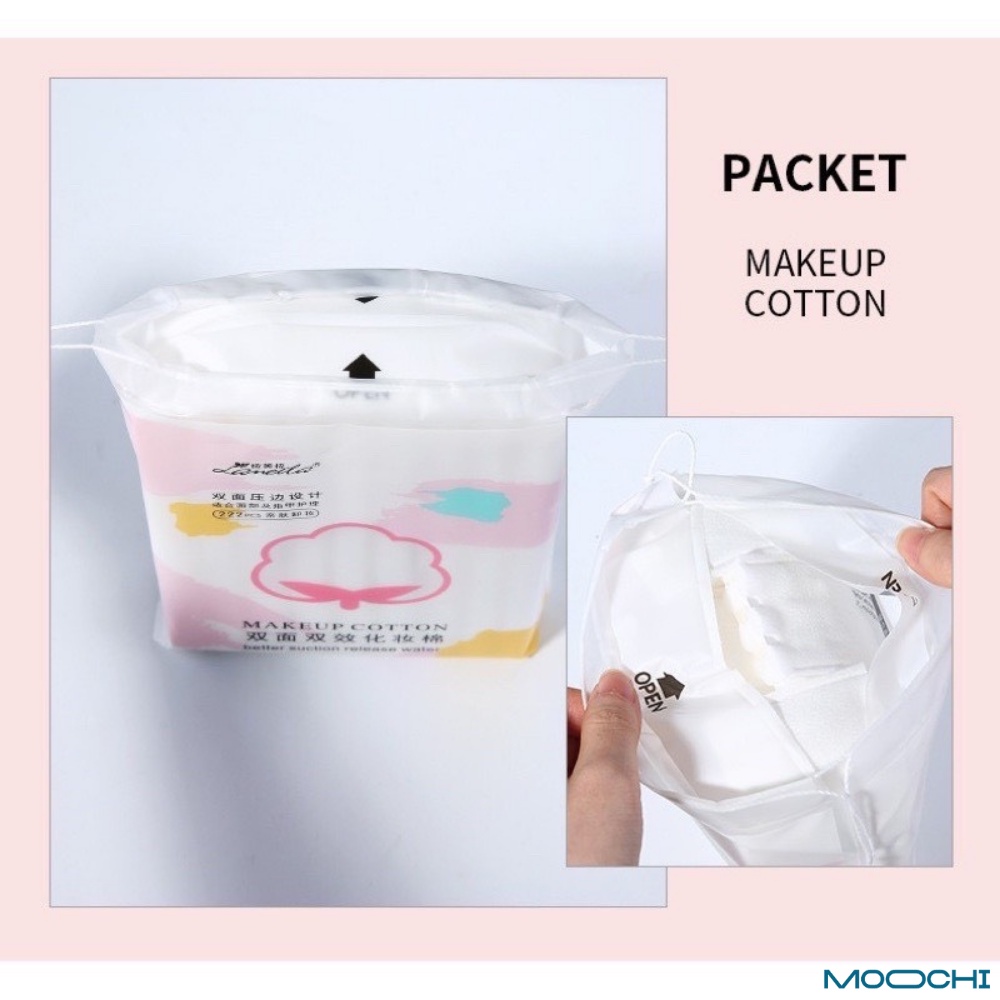 Bông Tẩy Trang Lameila 3 lớp Cotton Pads [Túi 222 miếng]