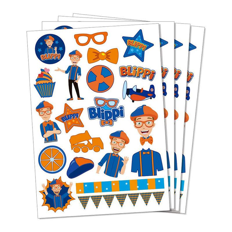 Blippi Bộ Trang Phục Gồm Áo Hai Dây Buộc Và Cà Vạt Cho Bé