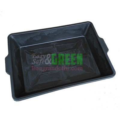 Khay trồng rau giá rẻ, trồng rau mầm, đựng nước làm mát cho giàn lan