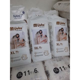 Combo 50 bỉm quần mijuku xuất nhật size s dán, m dán , l dán, m/ l /xl /xxl/xxxl