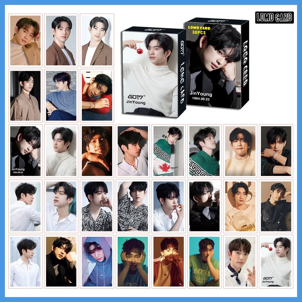 Got7 Album Photocard Mark JB Jackson Lomo Card 30pcs/box