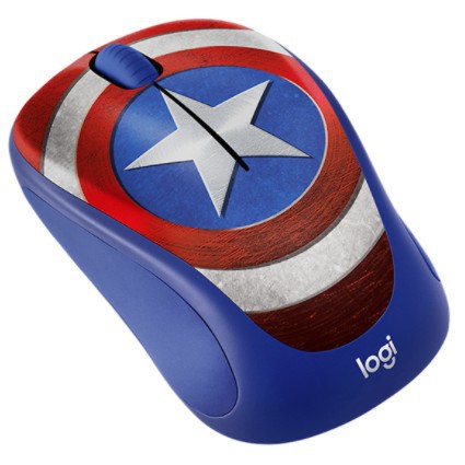 【Chuột máy tính】[BẢO HÀNH 12 THÁNG] Chuột Không Dây Logitech M238 Marvel Collection - Hàng Chính Hãn