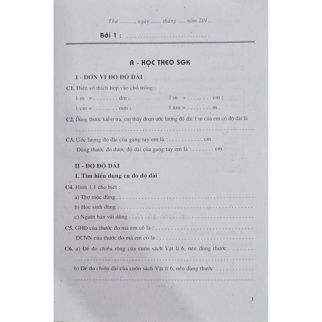 Sách - Vở bài tập vật lí 6 | BigBuy360 - bigbuy360.vn