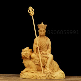 Tượng gỗ Địa Tạng Vương Bồ Tát - Gỗ Hoàng Dương