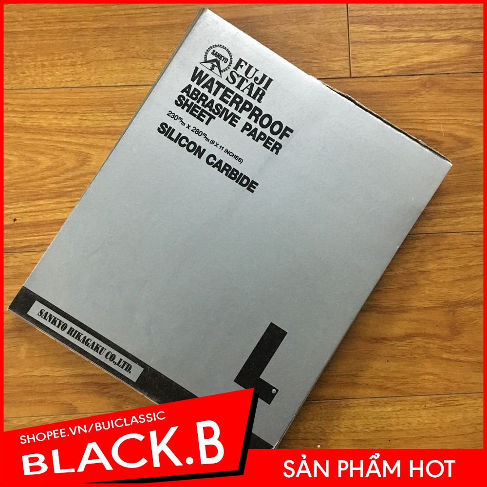 Giấy nhám Fuji Star Japan P2000 - Chuyên dụng khi làm sơn xe máy - Độ mịn P2000