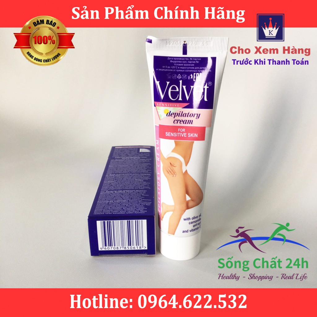 Kem Tẩy Lông Velvet Nga - Sống Chất 24h