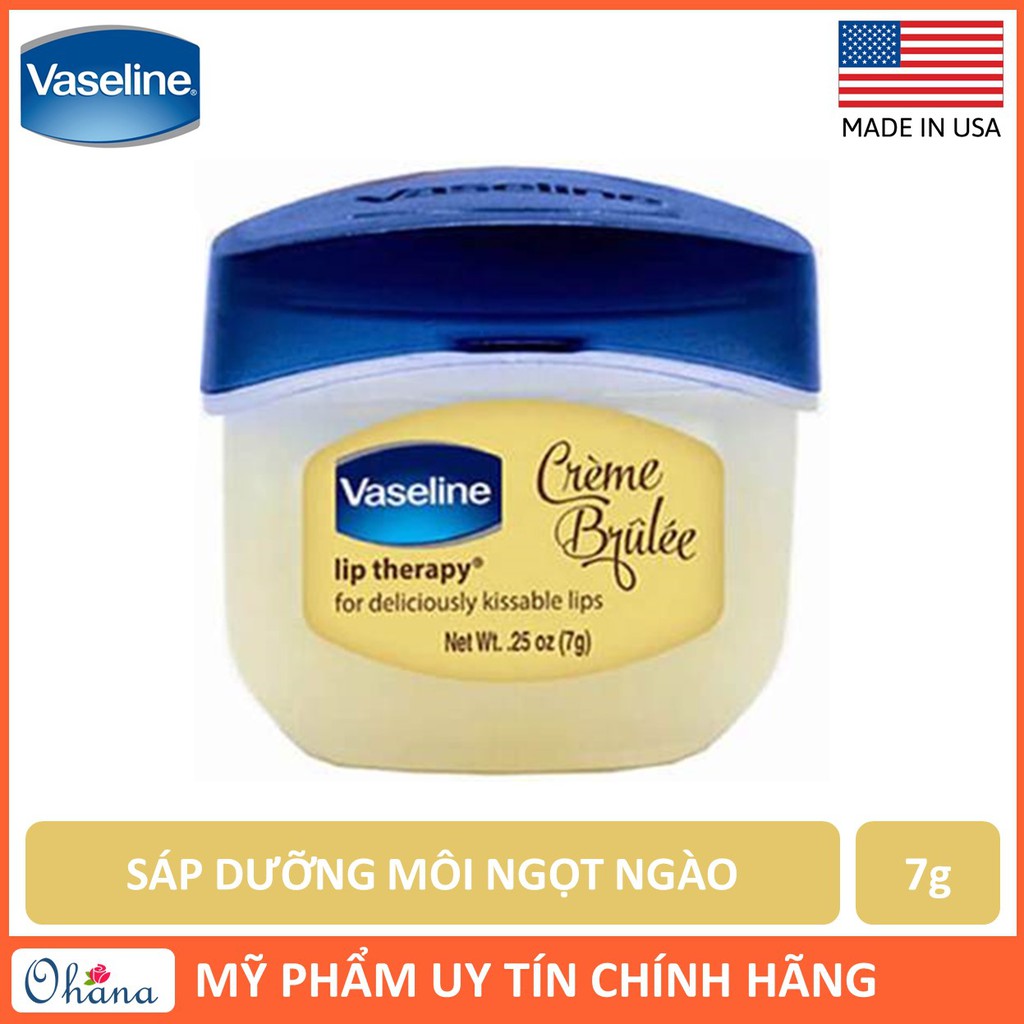 Sáp Dưỡng Môi Ngọt Ngào Vaseline Lip Therapy Creme Brulee 7g