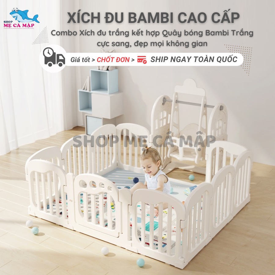 Xích đu bằng Nhựa Bambi Kids chắc chắn