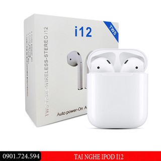 Tai nghe không dây i12 TWS - Cảm biến vân tay thế hệ mới. Bluetooth 5.0 - i12TWS