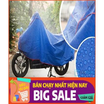 Sale Bạt phủ xe máy chất lượng tốt, chống mưa nắng, bụi bẩn, vải dù pha nilon chống thấm tuyệt đối