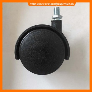 Bánh xe lăn - bánh xe lăn chốt vặn - 38mm - bộ 4 cái