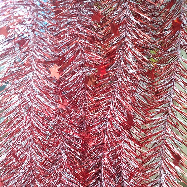 Dây kim tuyến ngôi sao dài 1,5m trang trí cực đẹp