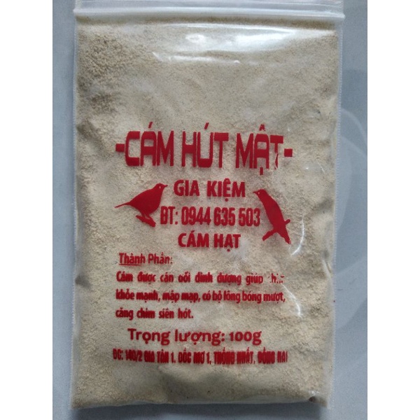 Cám hút mật Gia Kiệm ( cám bột, mịn) 100g