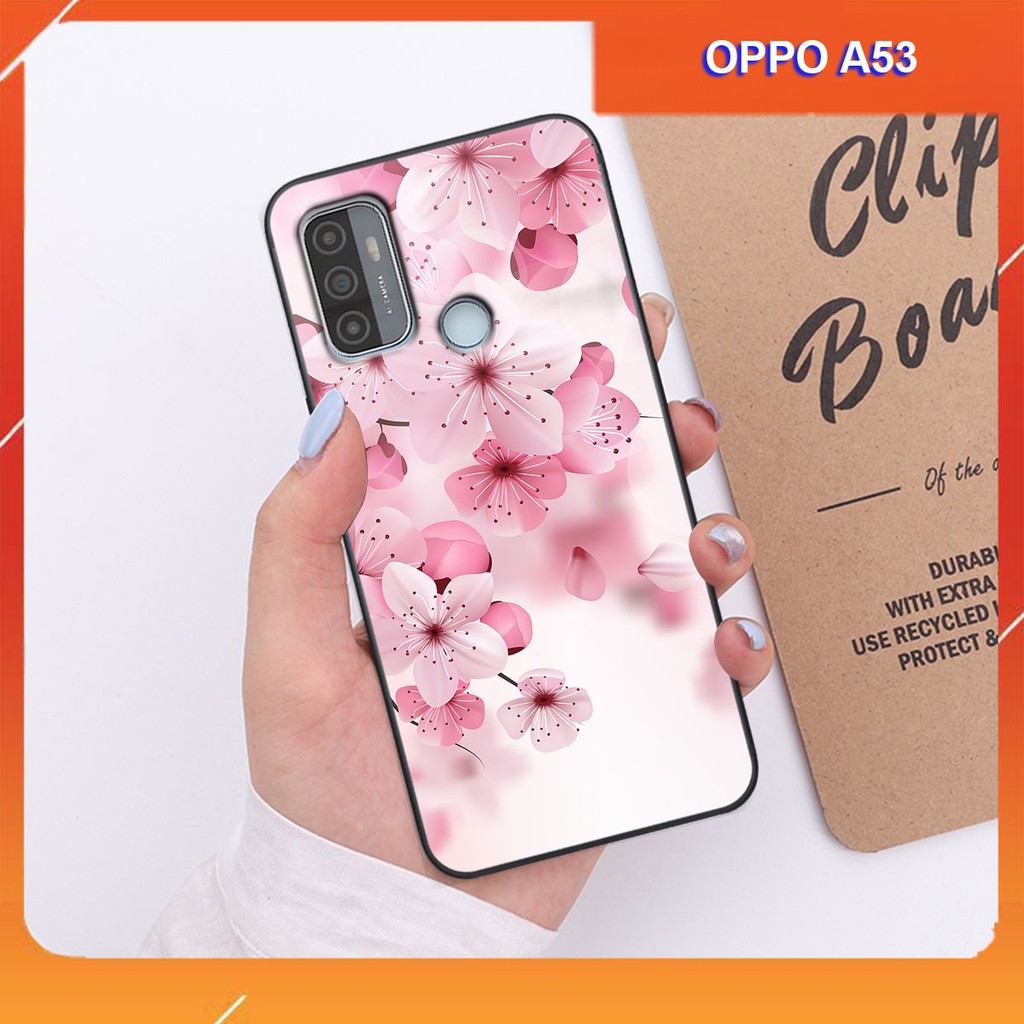 Ốp lưng Oppo A53 hình hình hoa, thiên nga, đẹp thời trang - CAO CẤP - SANG TRỌNG