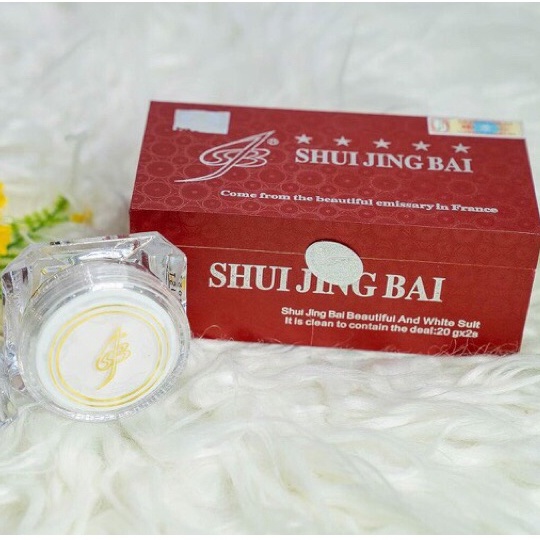 Combo sỉ 10 set (bộ) kem nám, dưỡng da cao cấp SHUI JING BAI (Thủy Tinh Bạch ) Hàng chính hãng.