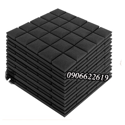 Mút tiêu âm cách âm đầu nấm  50 x 50 dán tường đẹp giá rẻ cho phòng thu, phòng hát, phòng karaoke, phòng livetream