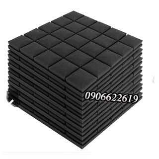 Mút tiêu âm cách âm đầu nấm (5 ô) 50 x 50 dán tường đẹp giá rẻ cho phòng thu, phòng hát, phòng karaoke, phòng livetream
