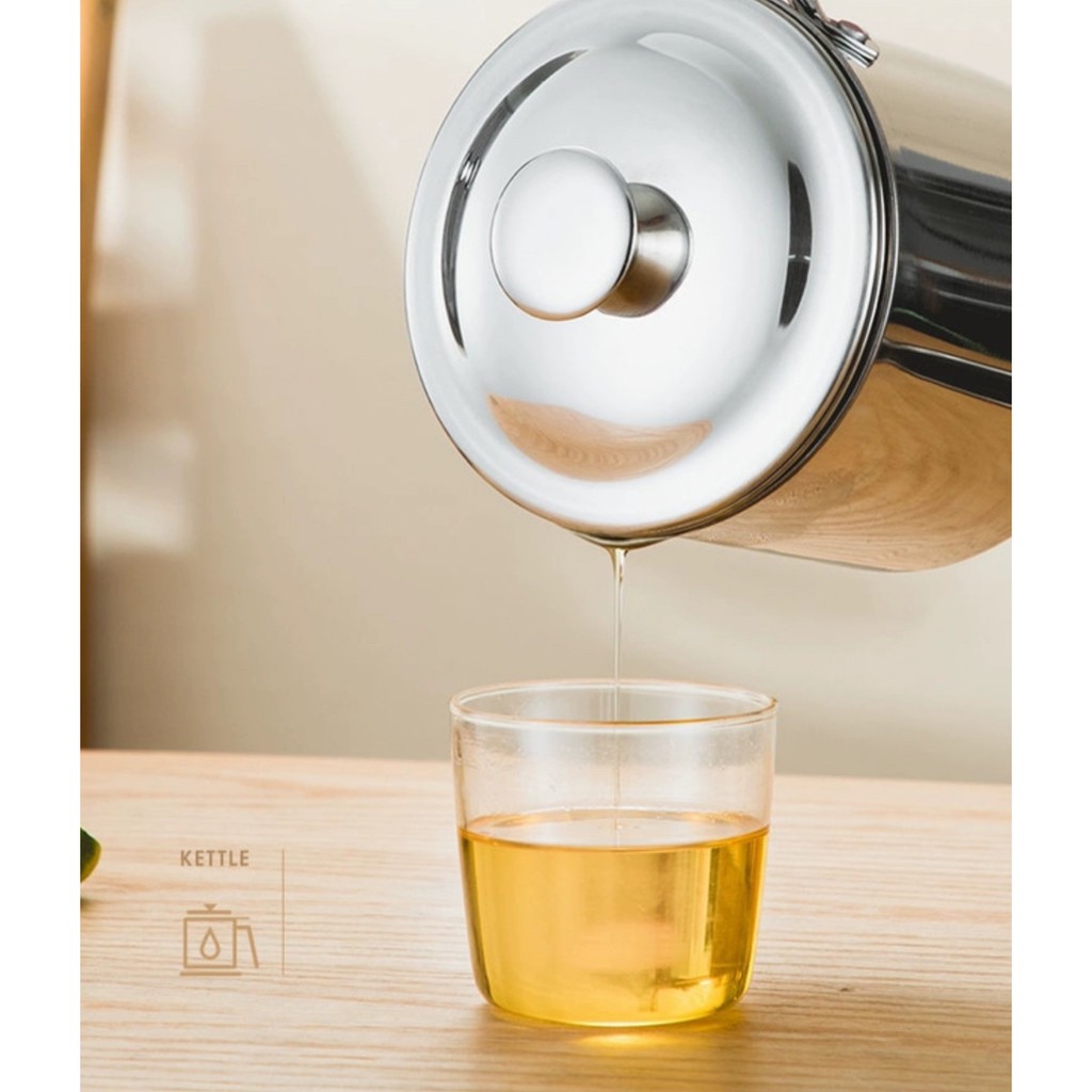 CA LỌC DẦU ĂN CÓ LƯỚI LỌC BẰNG INOX 304 CAO CẤP LOẠI BỎ CẶN DẦU BẢ THỨC ĂN DƯ THỪA NHANH CHÓNG