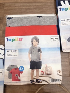 Set 2 áo bé trai Lupilu xuất dư