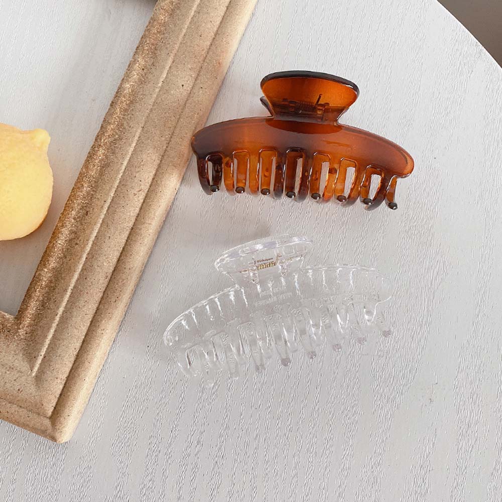Kẹp Tóc Nhựa Acrylic Cỡ Lớn Tiện Dụng Khi Đi Tắm