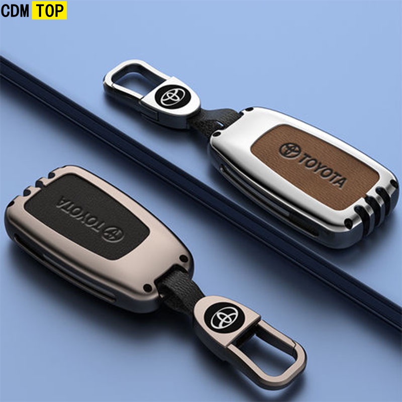 Vỏ Bọc Chìa Khóa Bằng Hợp Kim Kẽm Cho Xe Toyota C-hr Land Cruiser 200 Avensis Auris Corolla 2017 2018 2019 Toyota