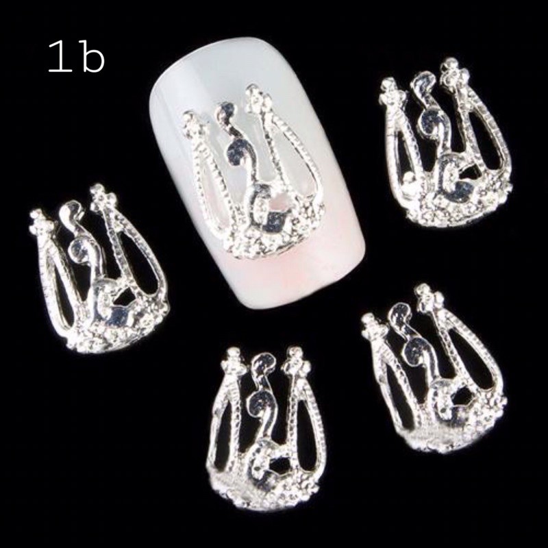 Charm nail hoa văn đính móng