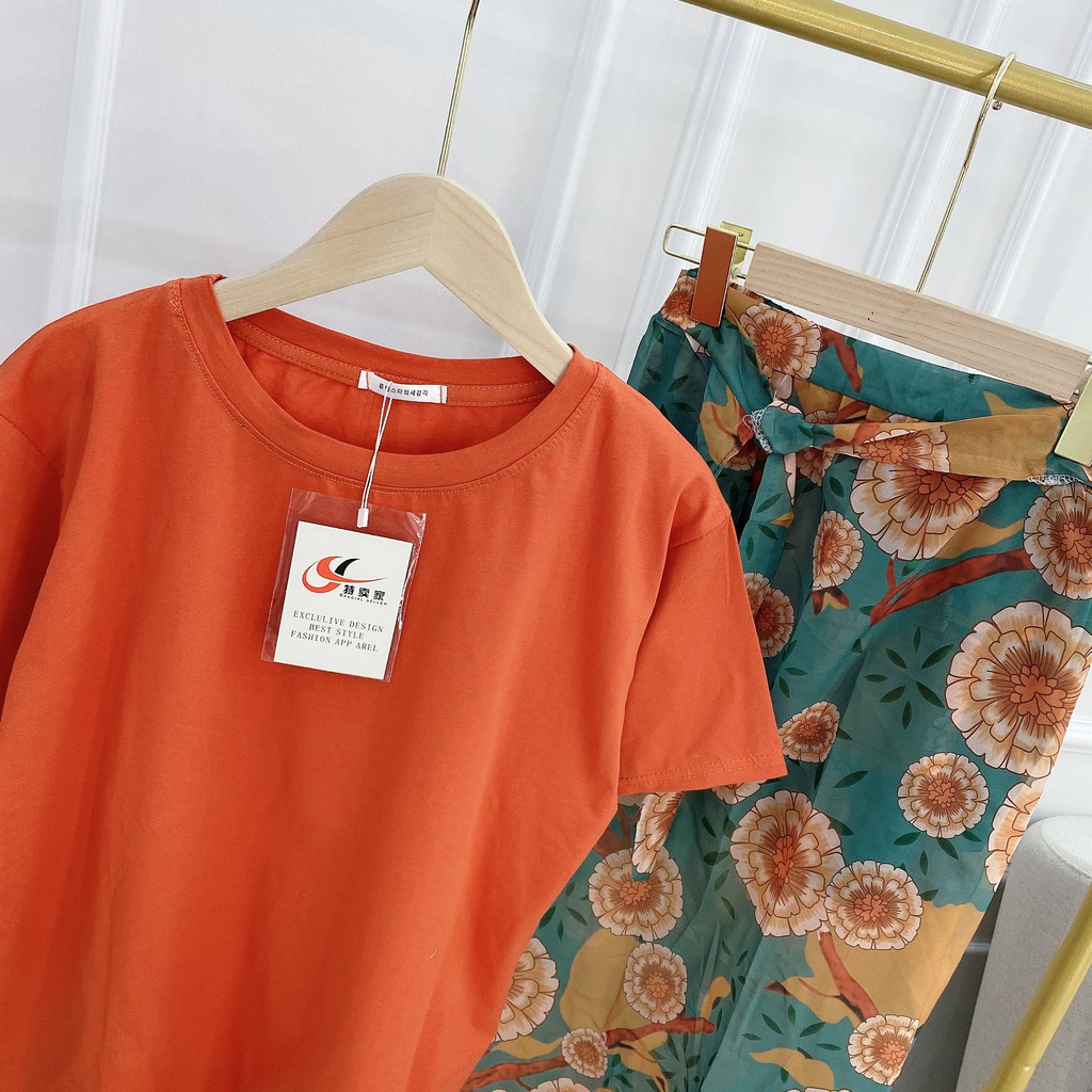 Set đồ nữ cá tính, set váy dài áo thun đi chơi sang chảnh mùa hè đẹp 8A00170 | BigBuy360 - bigbuy360.vn