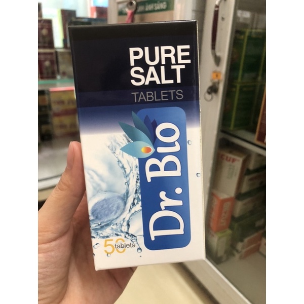 Viên muối sinh lý Dr.Bio súc miệng lọ 50 viên