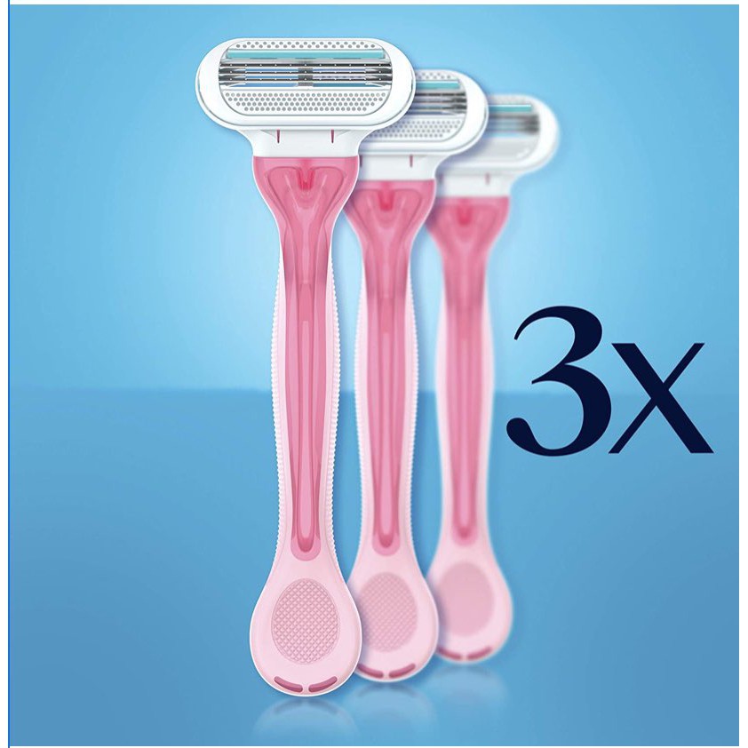 [US] SET 3 dao cạo Gillette Venus sensitive 3 lưỡi dành cho nữ của Mỹ