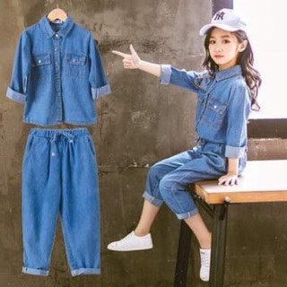 Sét đồ jeans cho bé