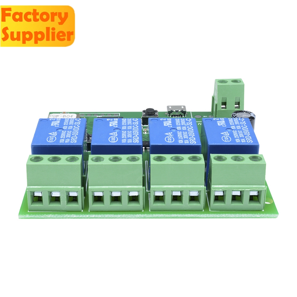 Rơ Le Công Tắc Điều Khiển Từ Xa 10a Dc 5v 4ch 4 Kênh Cho Android Ios 4 Way Module | BigBuy360 - bigbuy360.vn