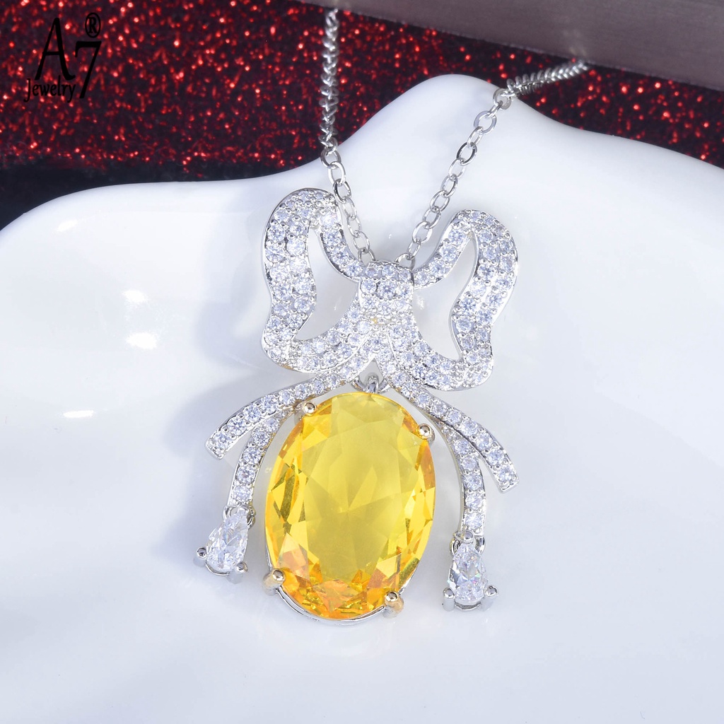 Vòng cổ Đính Đá Kim Cương Toàn Bộ A7