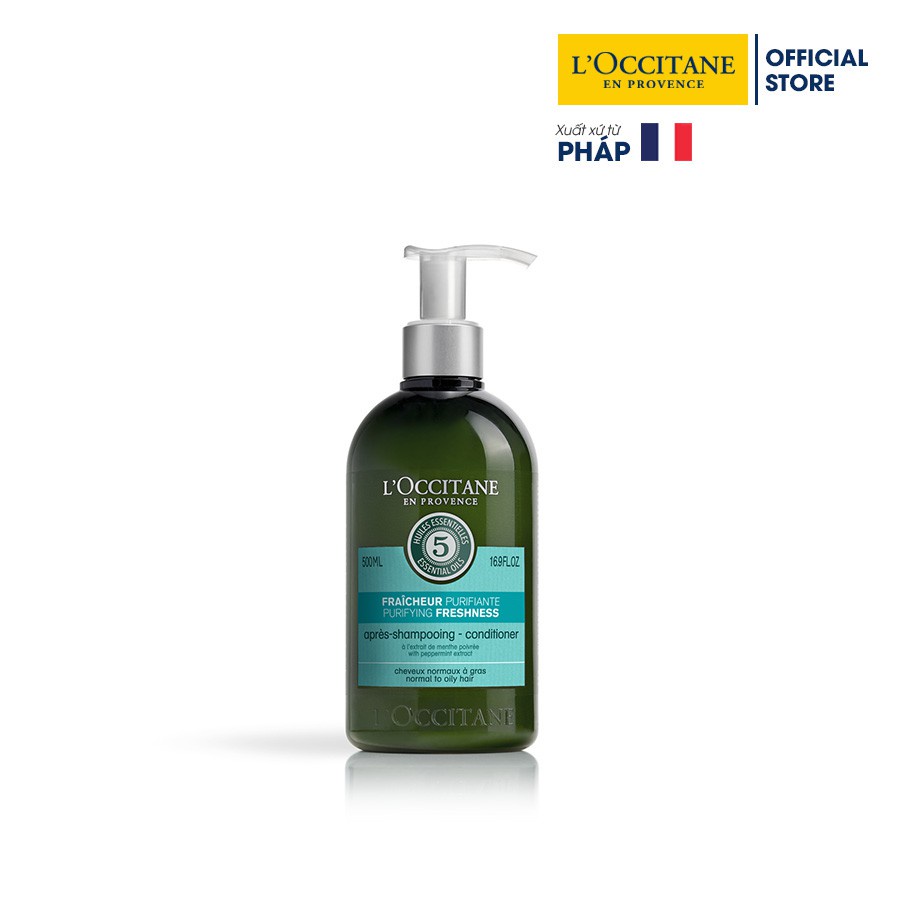 Dầu Xả Dành Cho Tóc Dầu L'Occitane Aroma Purifying Conditioner 500Ml