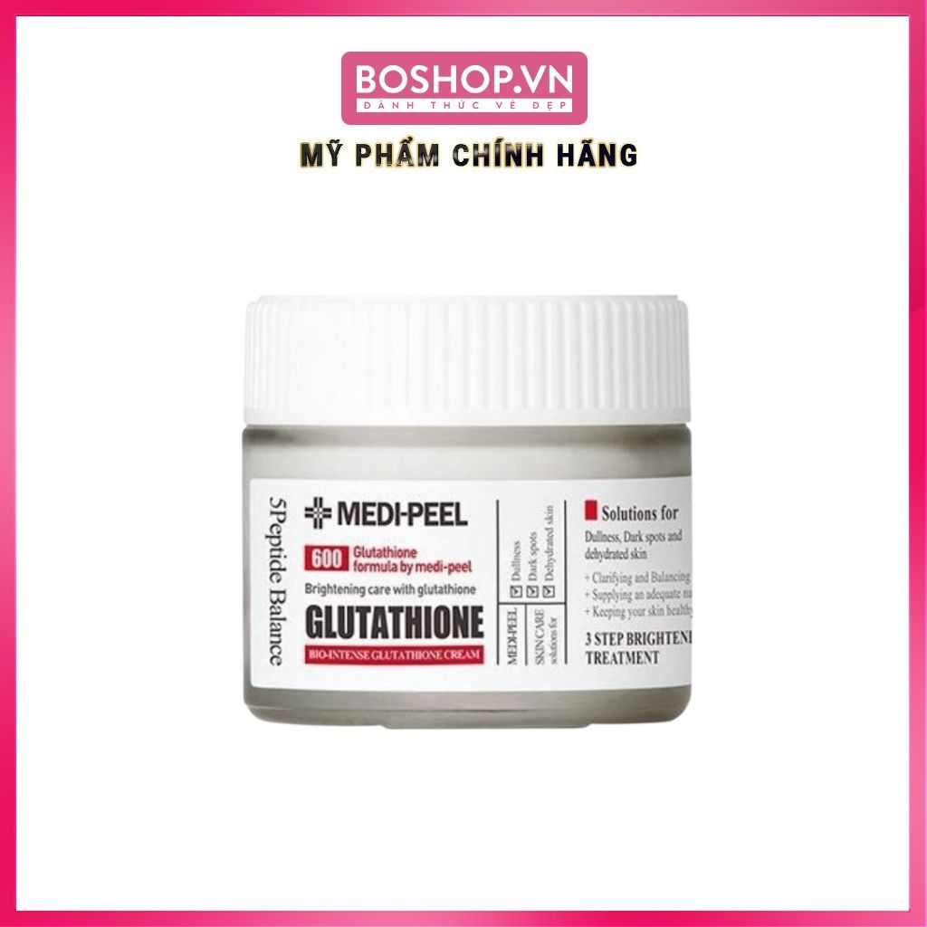Kem Dưỡng Trắng Da Medi Peel Bio Intense Glutathione 600 White Cream 50g