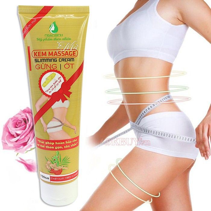 [5🌟][FREESHIP] KEM MASSAGE TAN MỠ BỤNG GỪNG ỚT NGÂN BÌNH 150gr [SALE]