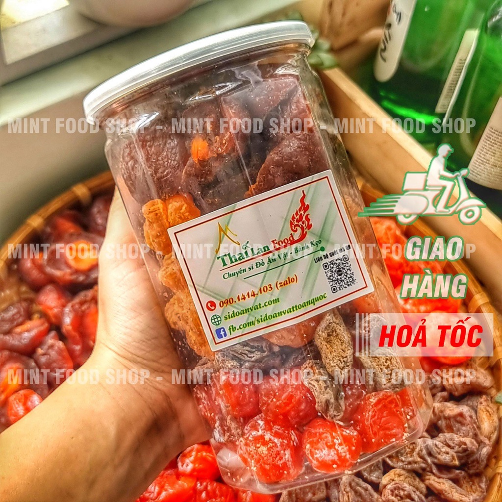 Xí Muội  Mix 5 Vị  Lon 500Gr