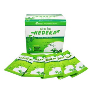 Siro ho ,đau họng HEDEKA ( hộp 20 gói ×5ml)