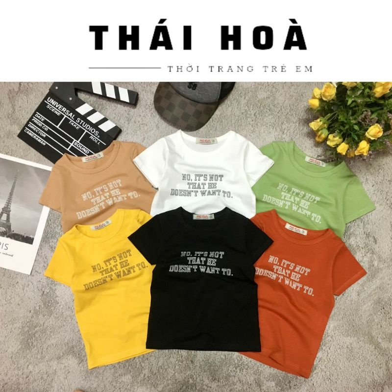 Áo thun in 7_20kg COTTON 4 CHIỀU  áo phông bé trai chất liệu cotton thoáng mát