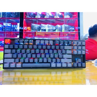 Bàn phím cơ không dây Keychron K8 Hotswap Led RGB - Tặng kèm kê tay gỗ chính hãng