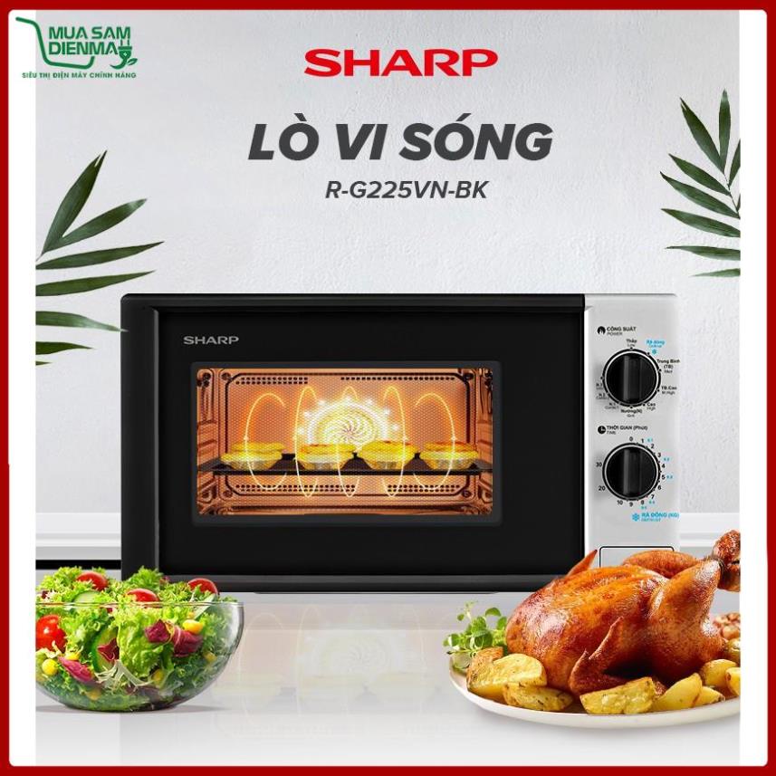 Lò Vi Sóng Cơ Sharp R-G225VN-BK 900W