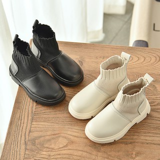 Bốt Bé Gái Cổ Len Chun Kiểu Martin Phong Cách C15 [Ảnh Thật]