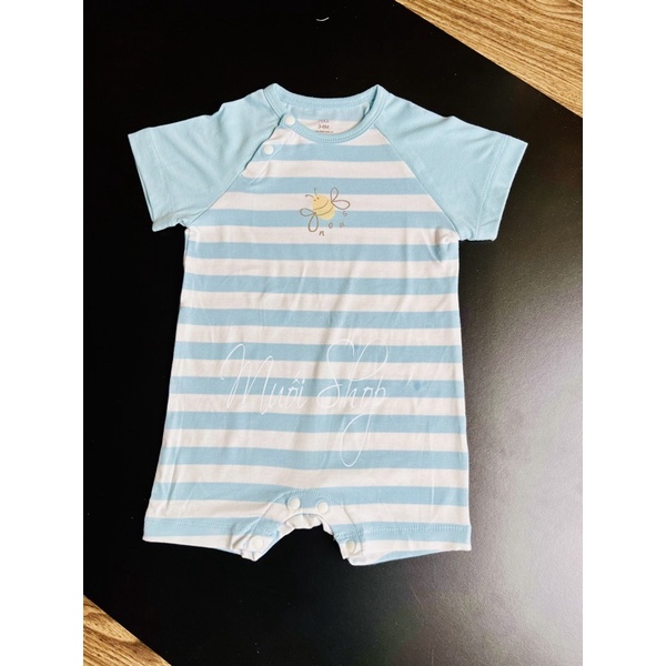 [Nous]  Bộ body liền thân cộc  nous cho bé từ 3-6m đến 9-12m