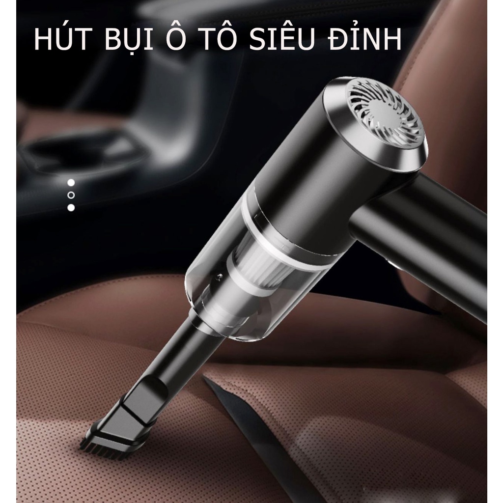 Máy hút bụi cầm tay mini không dây- Máy hút bụi không dây đa năng,siêu mạnh, sử dụng hút bụi ô tô, hút bụi giường MKS053