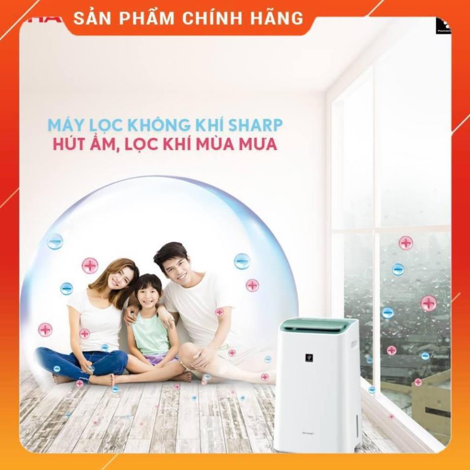 Máy hút ẩm và lọc không khí Sharp DW-E16FA-W (38m2) [ Hàng chính hãng - Bảo hành 12 tháng ] BM